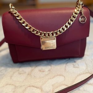 Michael Kors Lita Medium Leather Crossbody